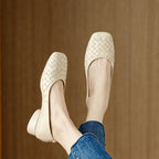 MARCELLE - ZAPATOS PLANOS DE CUERO