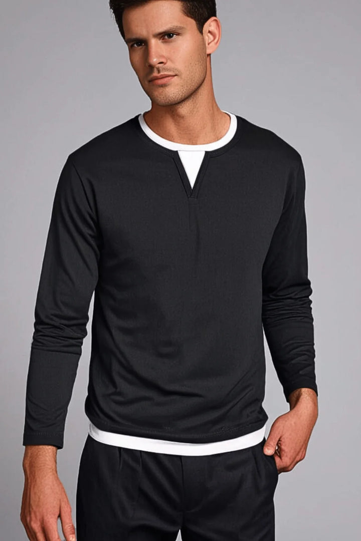 Jacob - Camisa Henley De Manga Larga