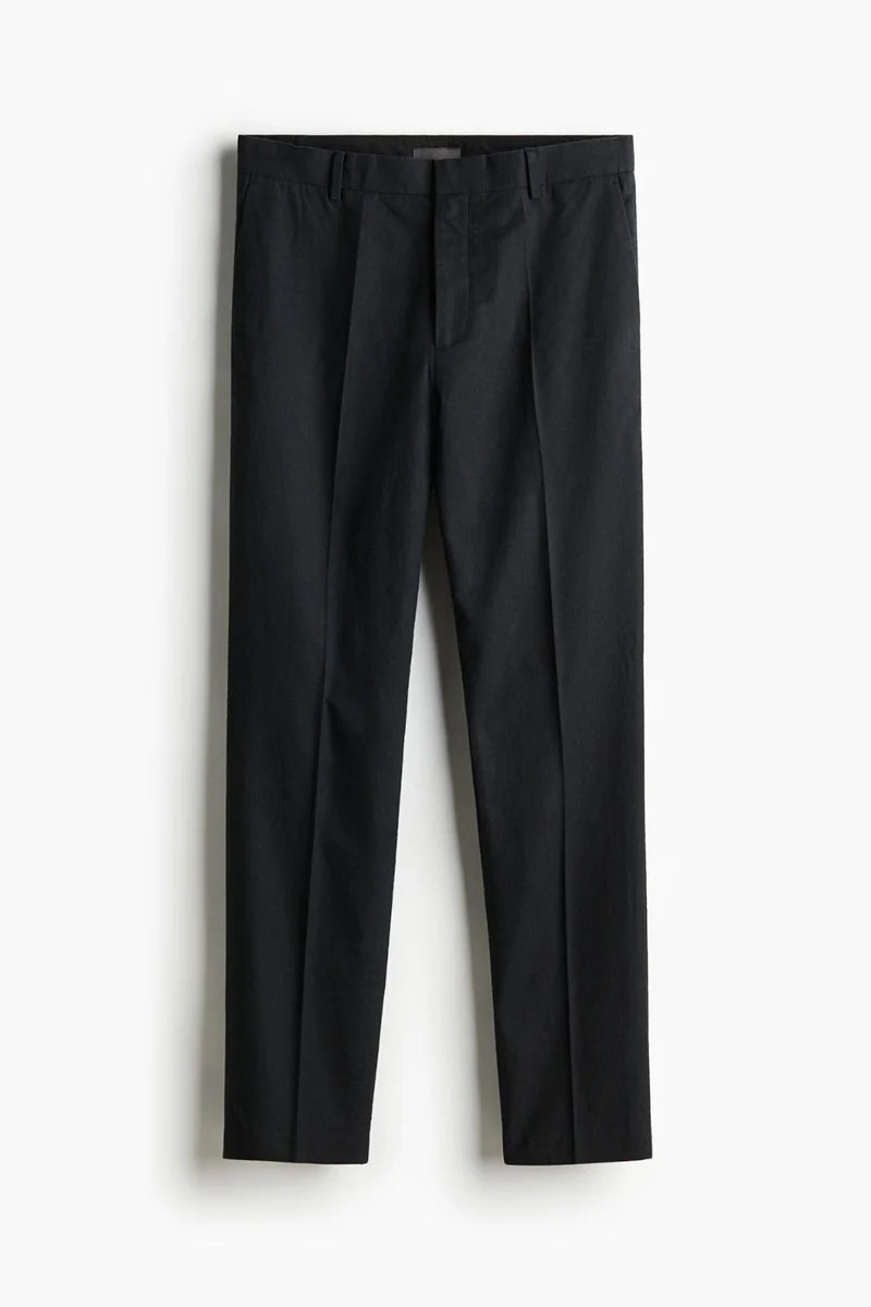 Pantalones Tailor Made De Rayas Para Hombre - Casual Inteligente Y Elegante