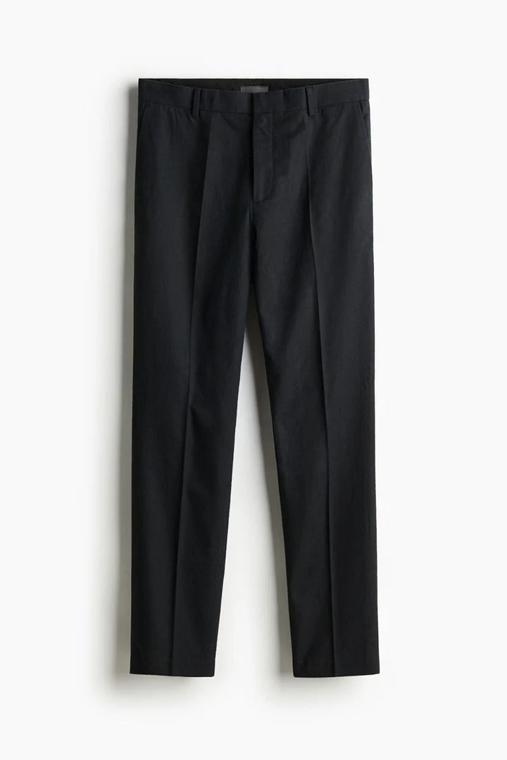 Pantalones Tailor Made De Rayas Para Hombre - Casual Inteligente Y Elegante