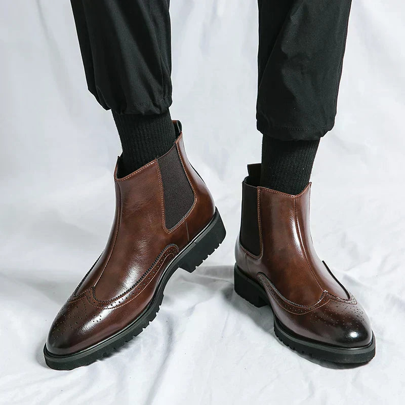 Dwight™ | botas chelsea de cuero sintético
