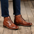 Caio - Botas Retro Punta Redonda