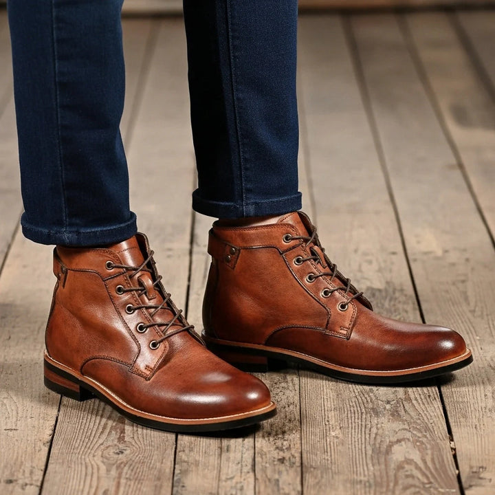 Caio - Botas Retro Biqueira Redonda