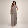 ALDINA - CONJUNTO ELEGANTE CON PLISADOS