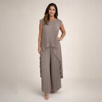 ALDINA - CONJUNTO ELEGANTE CON PLISADOS