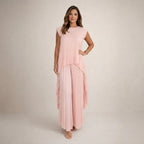 ALDINA - CONJUNTO ELEGANTE CON PLISADOS