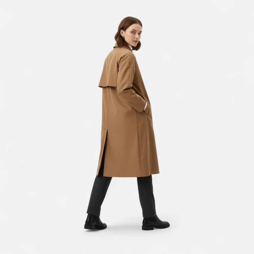 VALMONTI | TRENCH COAT LARGO PARA MUJER – HERENCIA RETRO