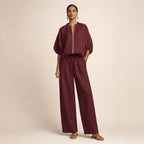 ADELINA - CONJUNTO CASUAL CON CREMALLERA