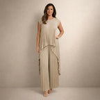 ALDINA - CONJUNTO ELEGANTE CON PLISADOS