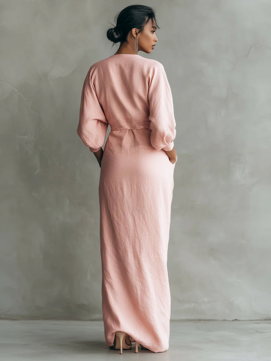 Anita - vestido maxi minimalista