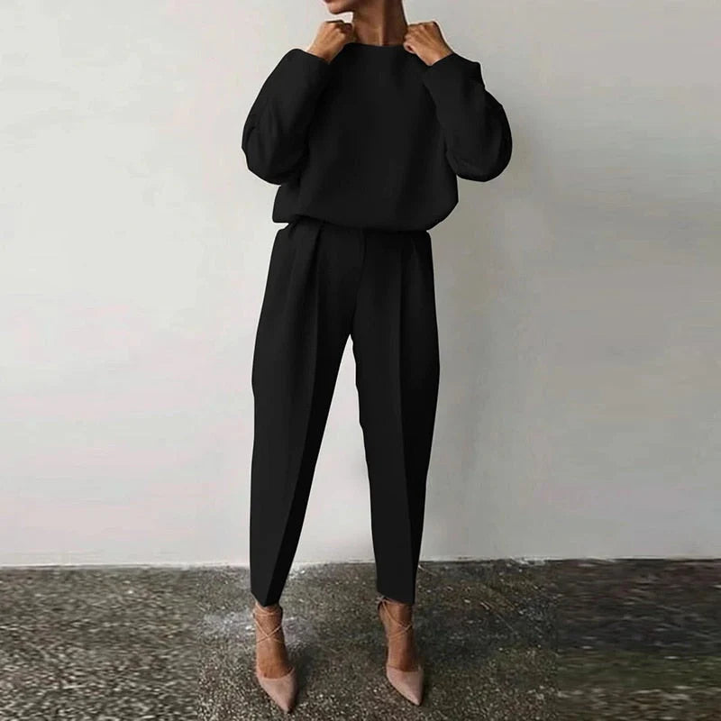 Women's Two-Piece Set — Elegant, Comfortable, and Versatile for Everyday Wear