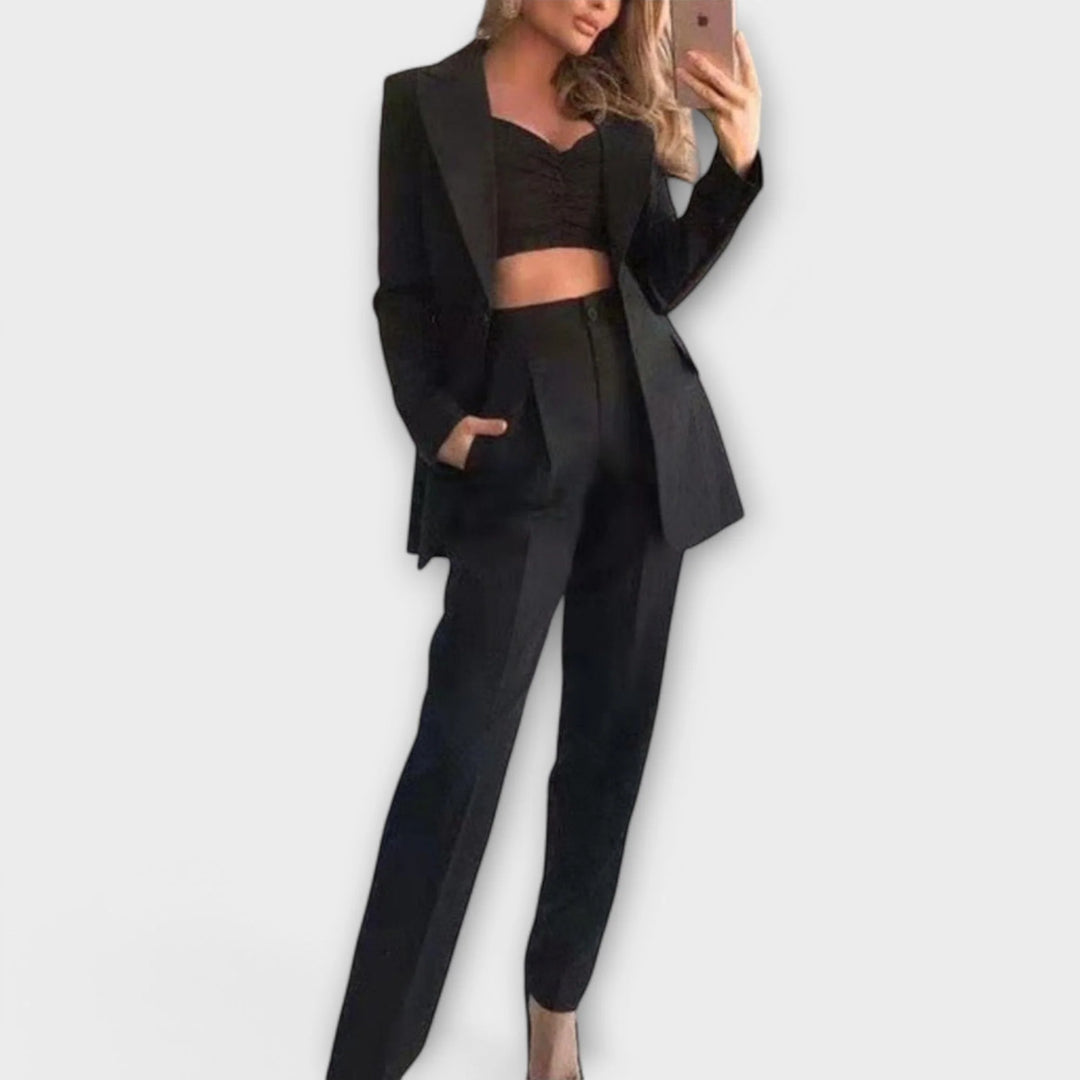 Selina - Conjunto De Blazer De 3 Peças