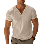 Camisa Henley - Corte Ajustado Movimiento