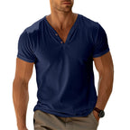 Camisa Henley - Corte Ajustado Movimiento
