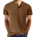 Camisa Henley - Abertura de Botones