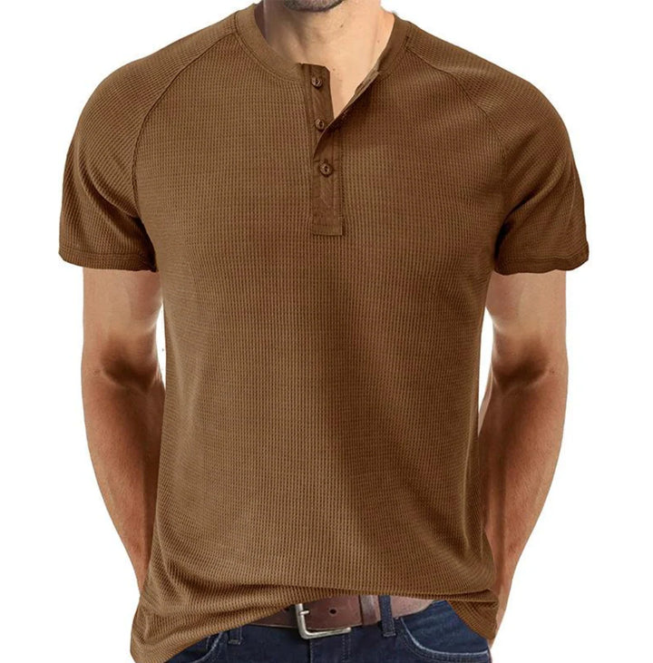 Camisa Henley - Abertura De Botões