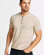 Camisa Henley - Cuello con Botones