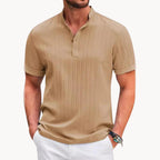 CAMISA HENLEY - PLACKET CORTO CON BOTONES