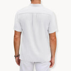 CAMISA HENLEY - PLACKET CORTO CON BOTONES