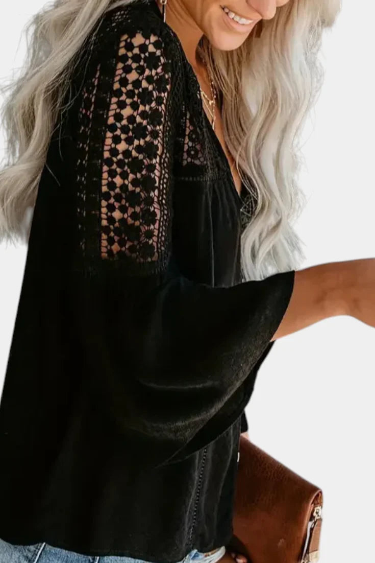 Esperanza | Sunwoven Lace Blouse