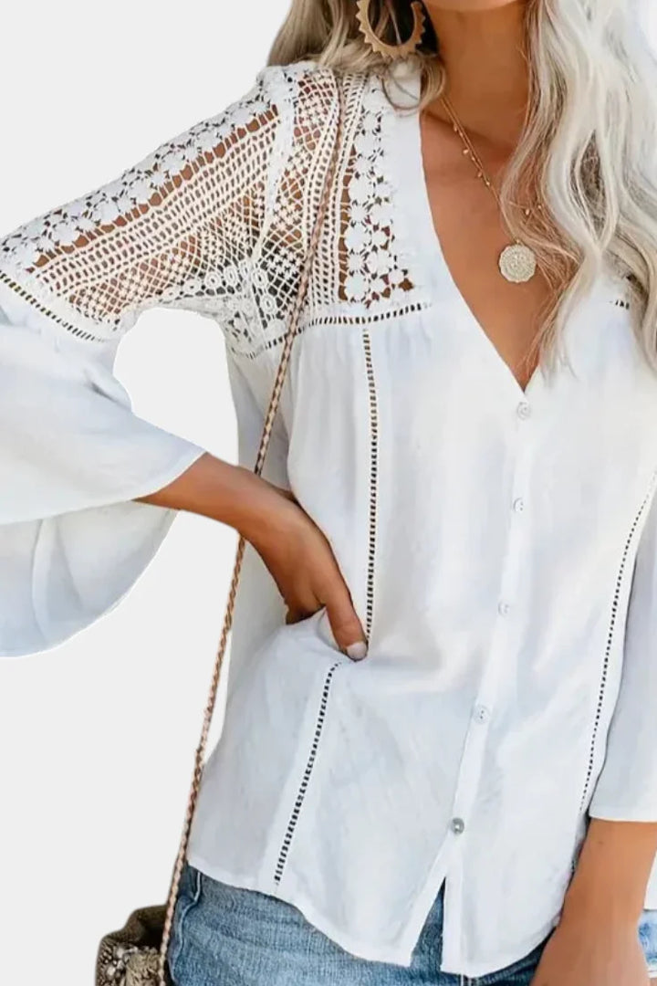 Esperanza | Sunwoven Lace Blouse