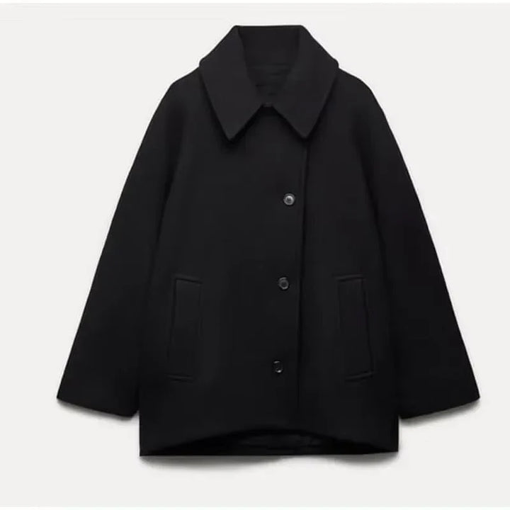 Lainey | Elegant and Comfortable Oversized Wool Coat for Winter