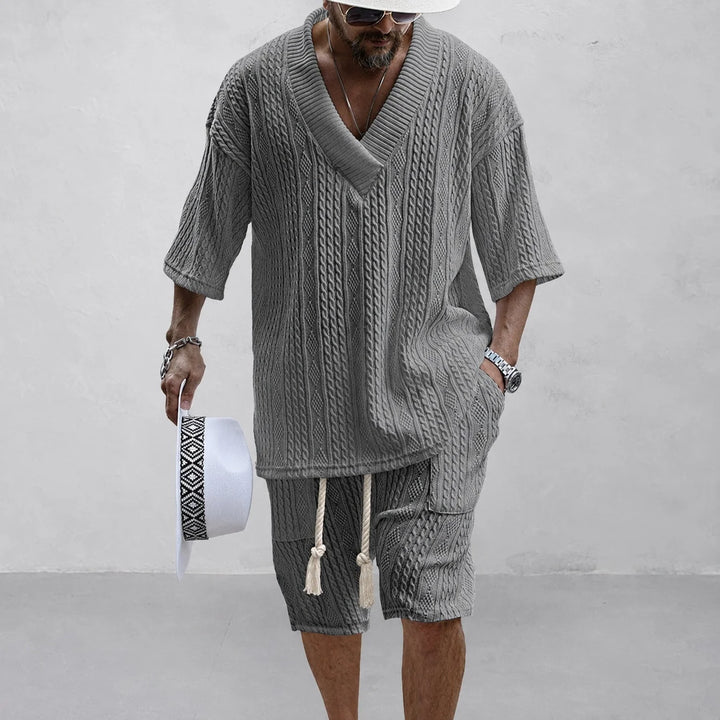 Norman - Conjunto De Camisa Suelta Y Transpirable