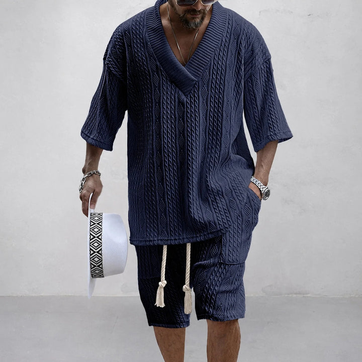 Norman - Conjunto De Camisa Suelta Y Transpirable