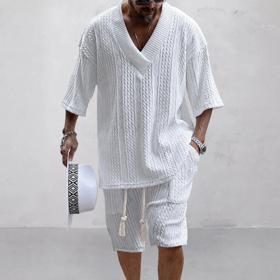Norman - Conjunto De Camisa Suelta Y Transpirable