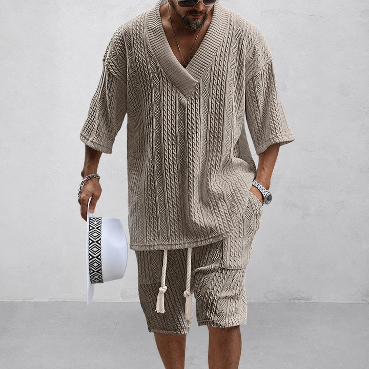 Norman - Conjunto De Camisa Suelta Y Transpirable