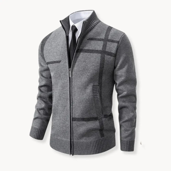 Camisola de Malha - Fecho de Correr Frontal Completo