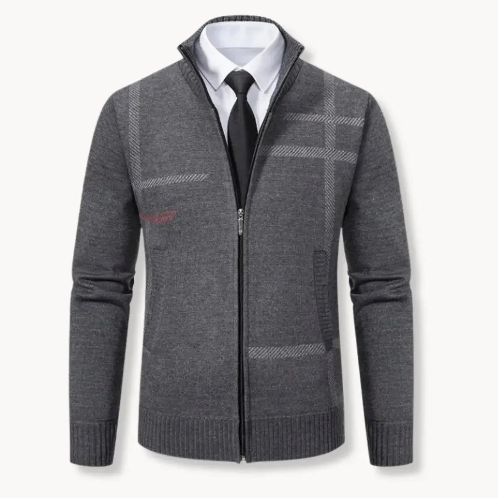 Sweater de punto - cremallera frontal completa