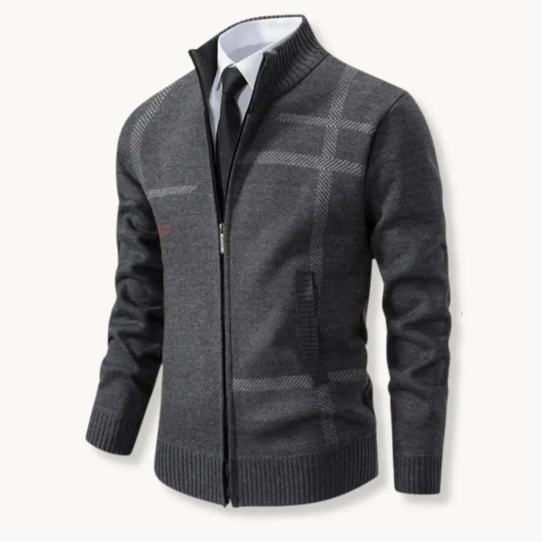 Sweater de punto - cremallera frontal completa