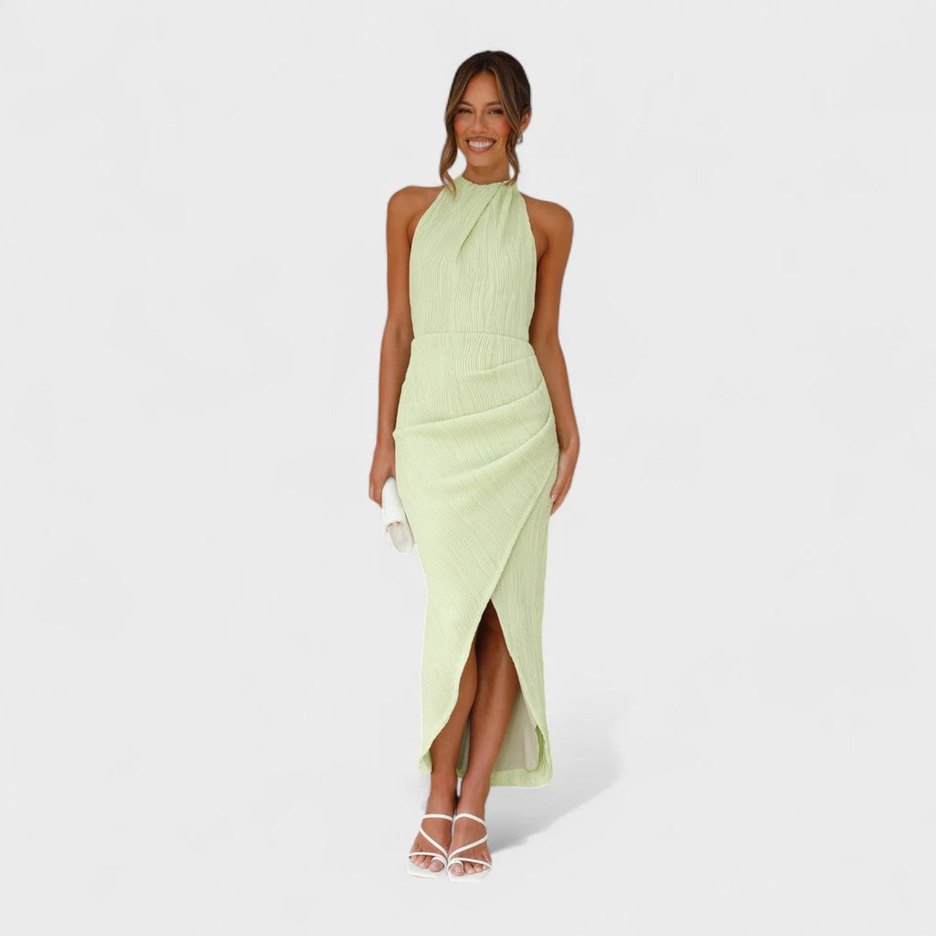 Camila - vestido largo con pliegues