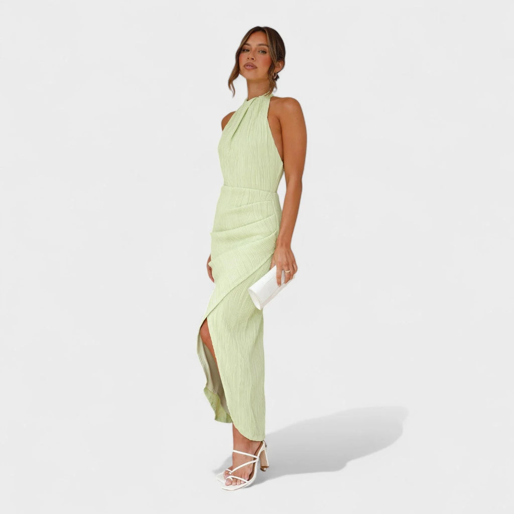 Camila - vestido largo con pliegues