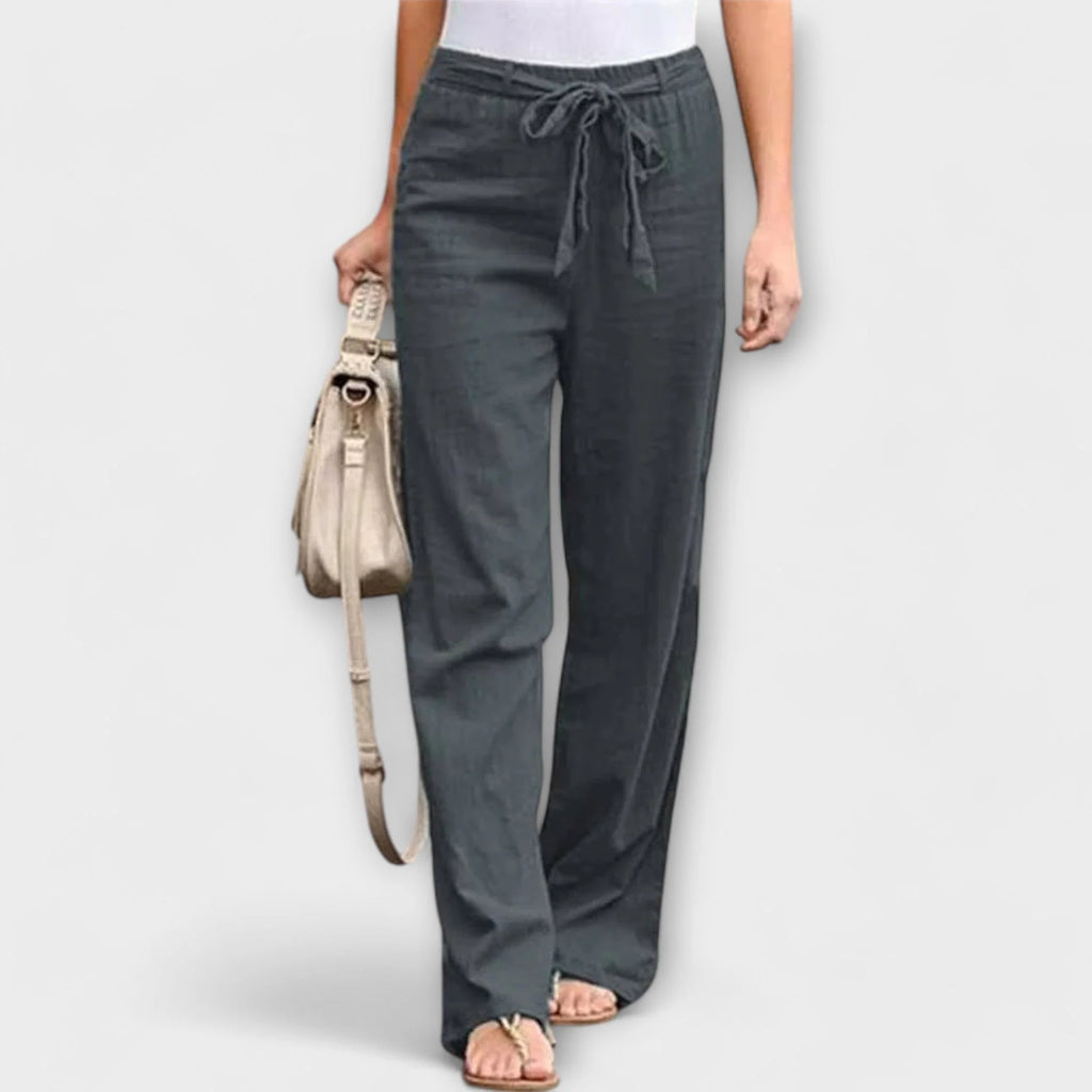 Lorena - Pantalones de Lino Ligeros