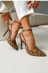 Las Vegas | Zapatos Leopardo Abiertos Atrás