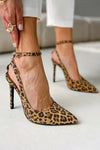 Las Vegas | Zapatos Leopardo Abiertos Atrás