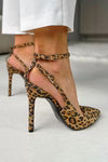 Las Vegas | Zapatos Leopardo Abiertos Atrás