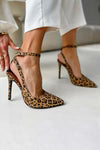 Las Vegas | Zapatos Leopardo Abiertos Atrás