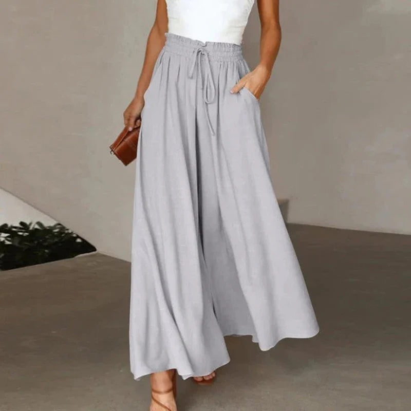 High Waisted Wide Leg Palazzo Pants For Everyday Elegance