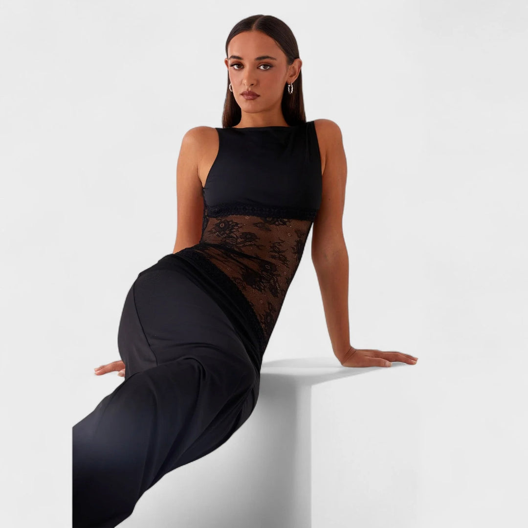 Mónaco - Vestido Comprido De Renda
