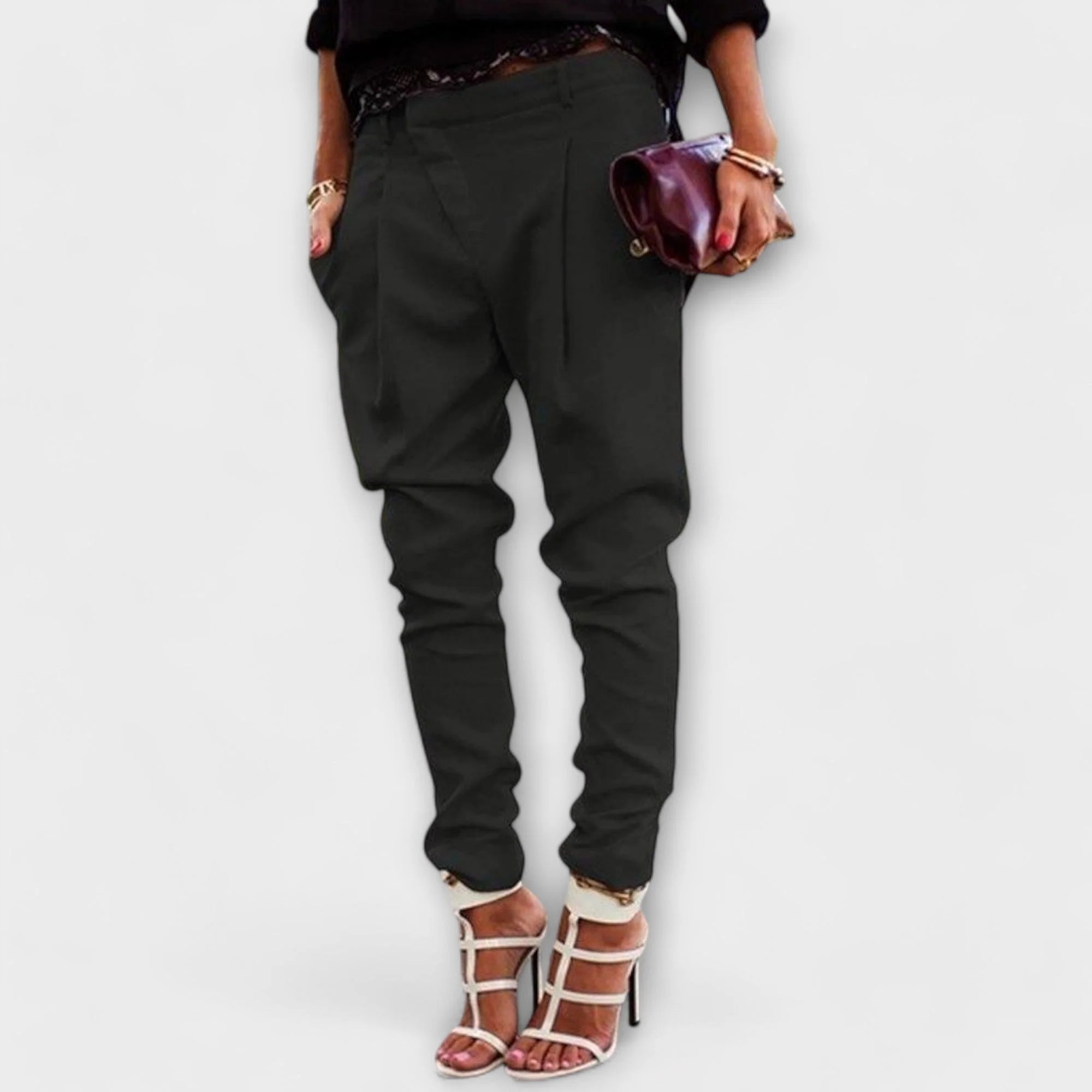 Mira - Pantalones de Cintura Alta con Estilo