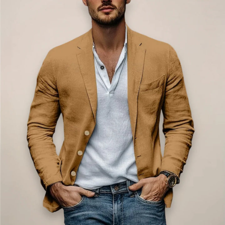 Sérgio | Casaco Smart Casual Para Hombre, Blazer Slim Ligero Para Días Y Noches De Verano