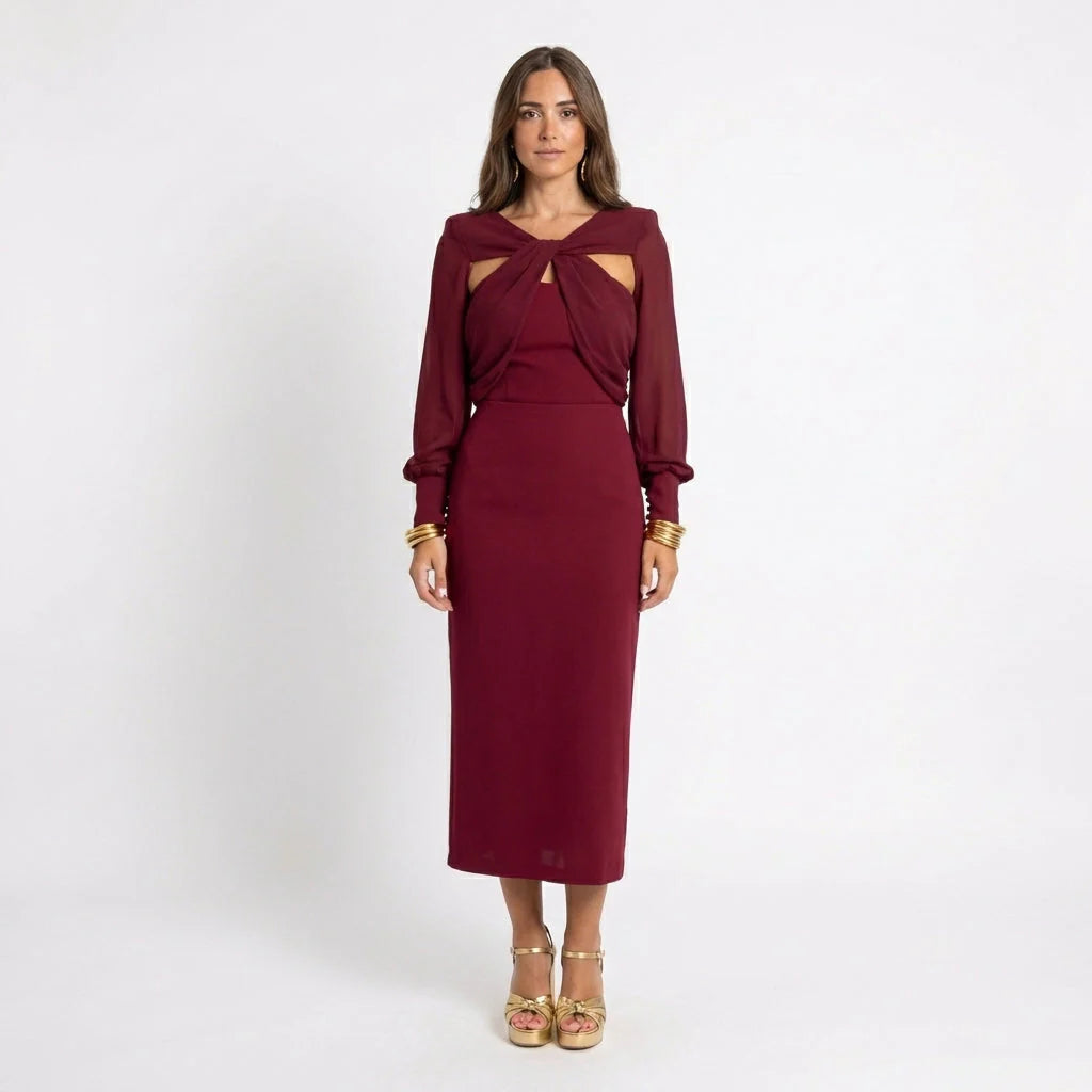 Daci | Vestido Elegante e Sofisticado para Mulher