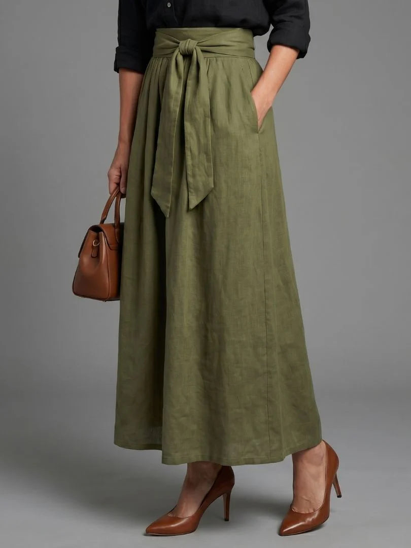 Gabriela™ | conjunto de dos piezas con falda midi