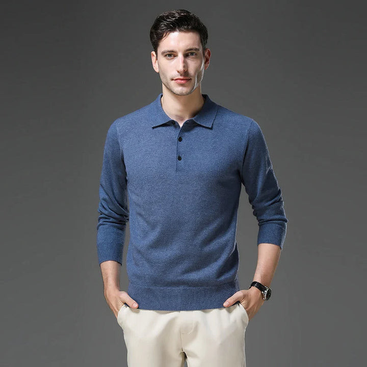 Tobias™ | Polo Profesional En Cachemira Para Hombre