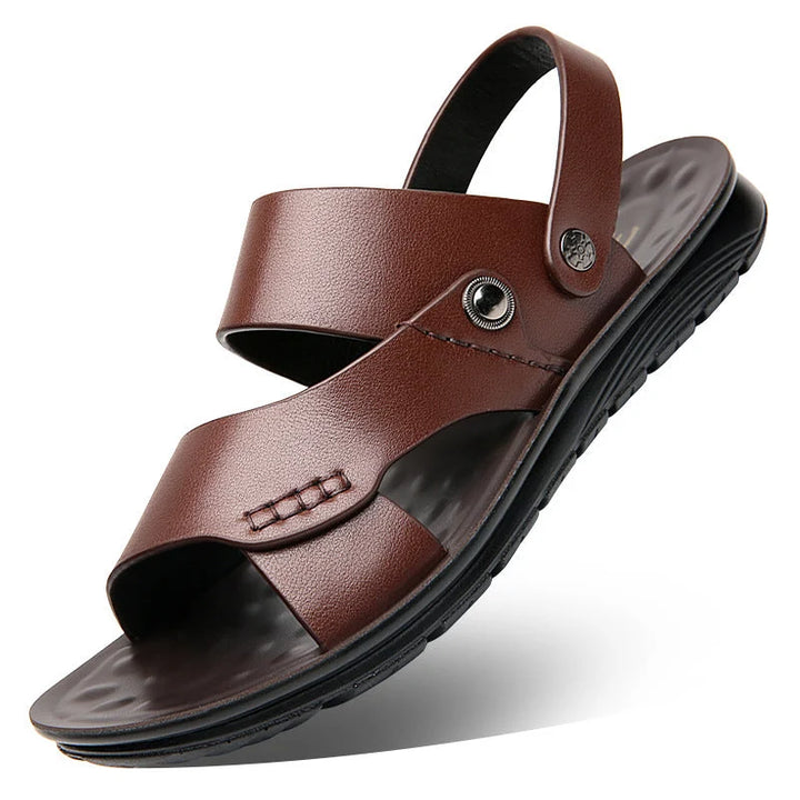Sandalias Con Tira Trasera Y Puntera Abierta Para Hombre Calzado Casual Ligero De Verano