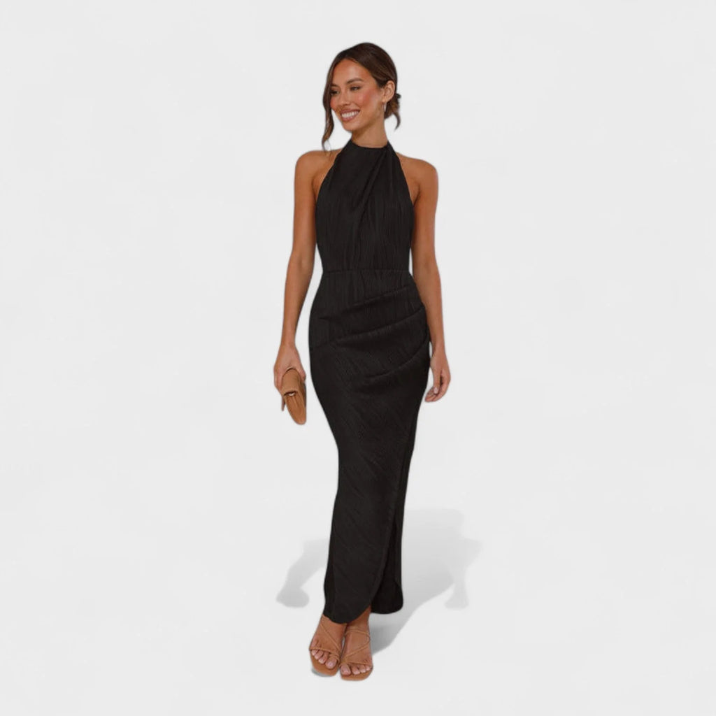 Camila - vestido largo con pliegues