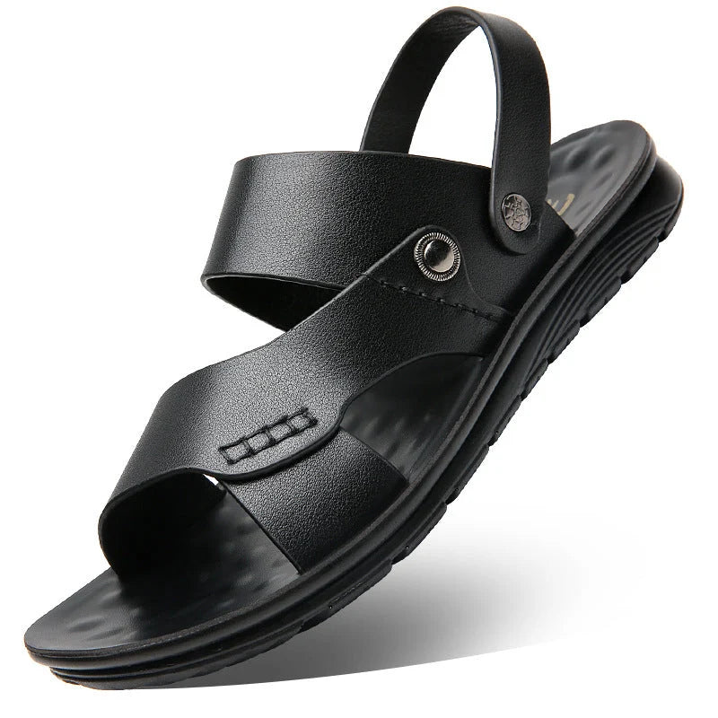 Sandalias Con Tira Trasera Y Puntera Abierta Para Hombre Calzado Casual Ligero De Verano